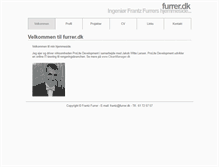 Tablet Screenshot of furrer.dk